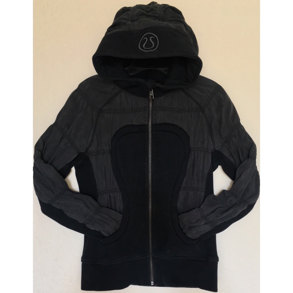 Lululemon Rare Edition Black Scuba Hoodie - Size 6